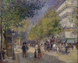 A Grands Boulevards alkotó: Pierre Auguste Renoir